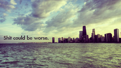 Clouds horizon cityscapes buildings