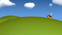 Clouds houses 3d fun Photo manipulation