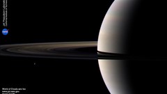 Clouds ice Saturn science fiction