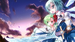 Clouds ice weapons wings Fairies dress Knights armor Warriors 