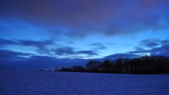 Clouds in purple nature