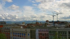 Clouds Ireland buildings cityscapes
