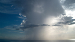 Clouds Jamaica skyscapes Sea