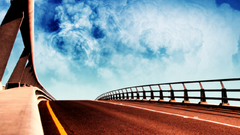 Clouds Landscapes Bridges skyscapes