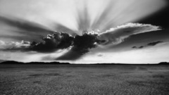 Clouds Landscapes deserts monochrome