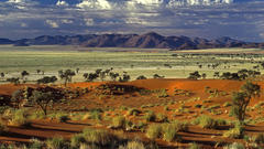 Clouds Landscapes deserts Namibia