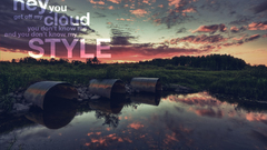 Clouds Landscapes design grass