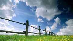 Clouds Landscapes fences skyscapes