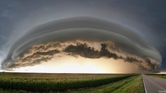 Clouds Landscapes fields roads