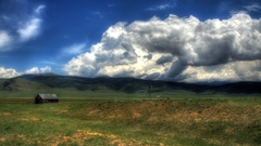 Clouds Landscapes grass skyscapes