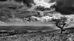 Clouds Landscapes grayscale monochrome