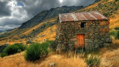 Clouds Landscapes hills lonely