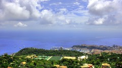Clouds Landscapes monaco HDR