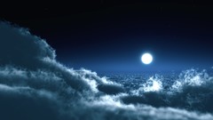 Clouds Landscapes moon skyscapes