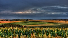 Clouds Landscapes multicolor fields