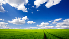 Clouds Landscapes nature fields