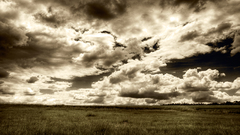 Clouds Landscapes nature fields