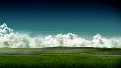 Clouds Landscapes nature fields
