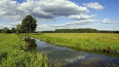 Clouds Landscapes nature fields