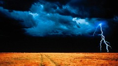 Clouds Landscapes nature fields