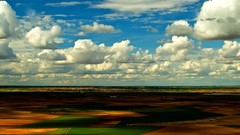 Clouds Landscapes nature fields