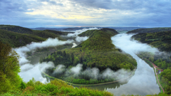Clouds Landscapes nature forests