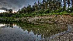 Clouds Landscapes nature forests