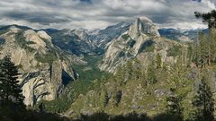 Clouds Landscapes nature Mountains