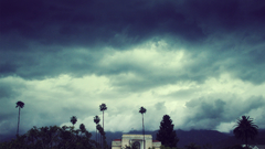 Clouds Landscapes nature Trees