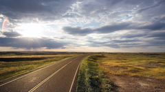 Clouds Landscapes roads