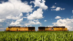 Clouds Landscapes trains