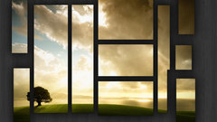 Clouds Landscapes Trees