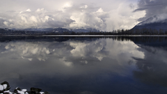 Clouds Landscapes winter snow