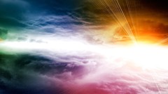 Clouds light abstract colors