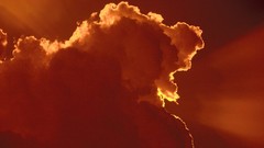 Clouds light storm Florida halo
