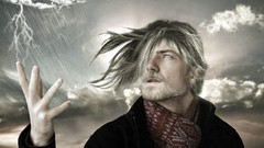 Clouds Lightning abstract