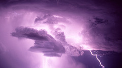 Clouds Lightning nature