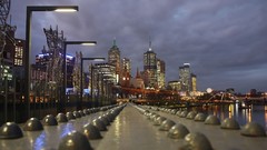 Clouds lights cityscapes