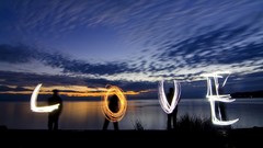 Clouds love British Columbia Beaches