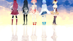 Clouds mahou shoujo madoka
