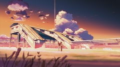 Clouds Makoto Shinkai Anime
