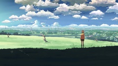 Clouds Makoto Shinkai scenic