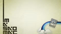 Clouds minimalistic Computers apple