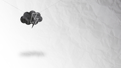 Clouds minimalistic Lightning