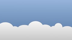 Clouds minimalistic skyscapes
