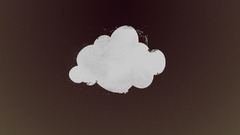 Clouds minimalistic vector digital