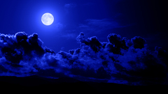 Clouds moon skyscapes