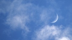 Clouds moon skyscapes