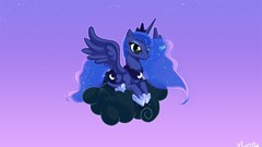 Clouds my little pony Princess Luna
