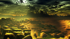 Clouds nature deserts rocks